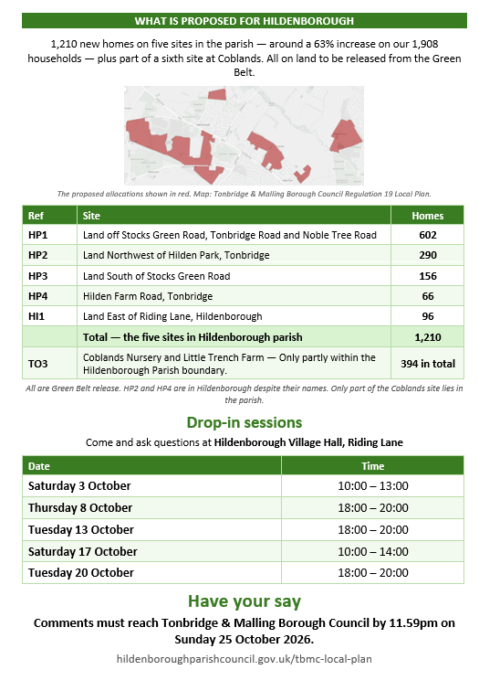 Local Plan Info Event Page 2