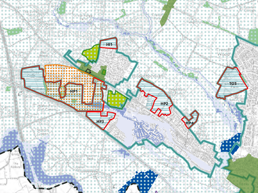 Reg 19 Hildenborough map image